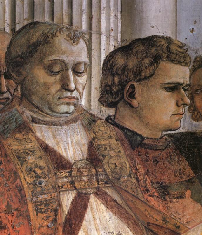 Fra Filippo Lippi Details of The Celebration of the Relics of St Stephen and Part of the Martyrdom of St Stefano china oil painting image